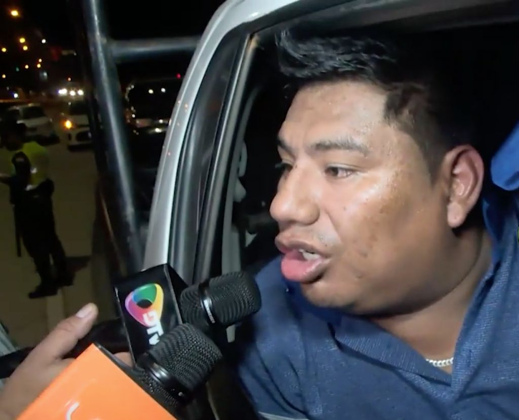 Reynaldo Ezequiel fue arrestado, lo acusan de provocar un accidente de tránsito en estado de ebriedad. Foto: DTV.